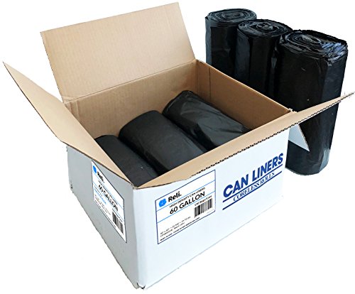 Reli. Easy Grab 55-60 Gallon Trash Bags | 150 Count | Made in USA | Heavy Duty | Bulk | SuperValue | Black Multi-Use… - Image 3