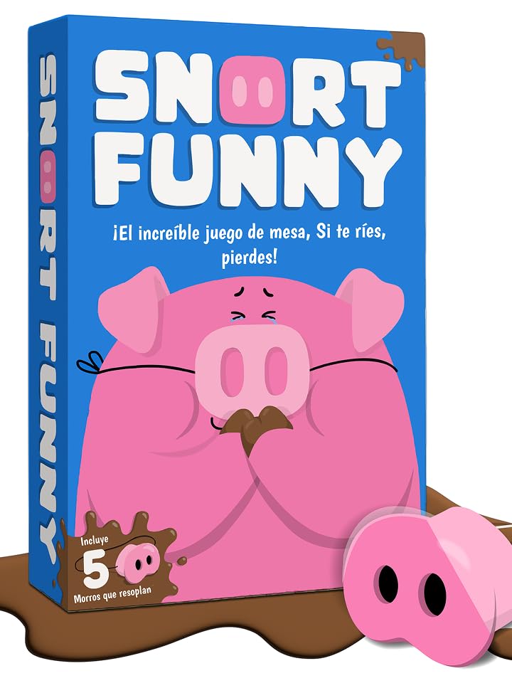 Lucky Egg Snort Funny, Juego Oinkredible de Retos para Familia y Adultos