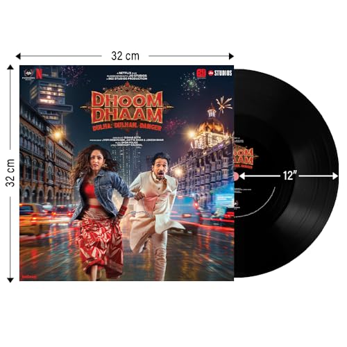 Image of Vinyl Record Disc - Dhoom Dhaam Premium Vinyl with 45 RPM Speed Support | Made in India