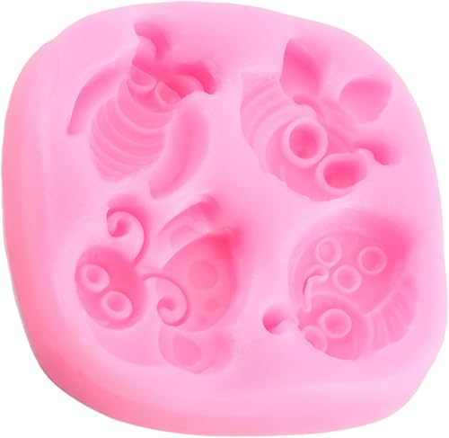 Miniatura 43 de Molde de silicona de abejorros para fondant de abeja, molde de abejas para decoración de pasteles de azúcar, decoración de cupcakes, pasta de goma