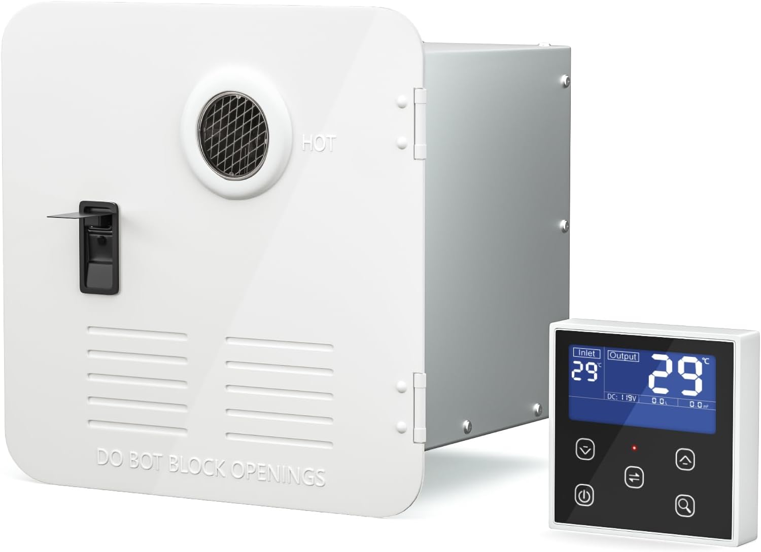 65,000 BTU RV Tankless Water Heater Pro, 12V DC Propane On Demand Hot Water Heater, 3.9 GPM Instant Heating with Dual-Loop Constant Temp System, Freeze Protection & CSA Certified for Camper, Motorhome