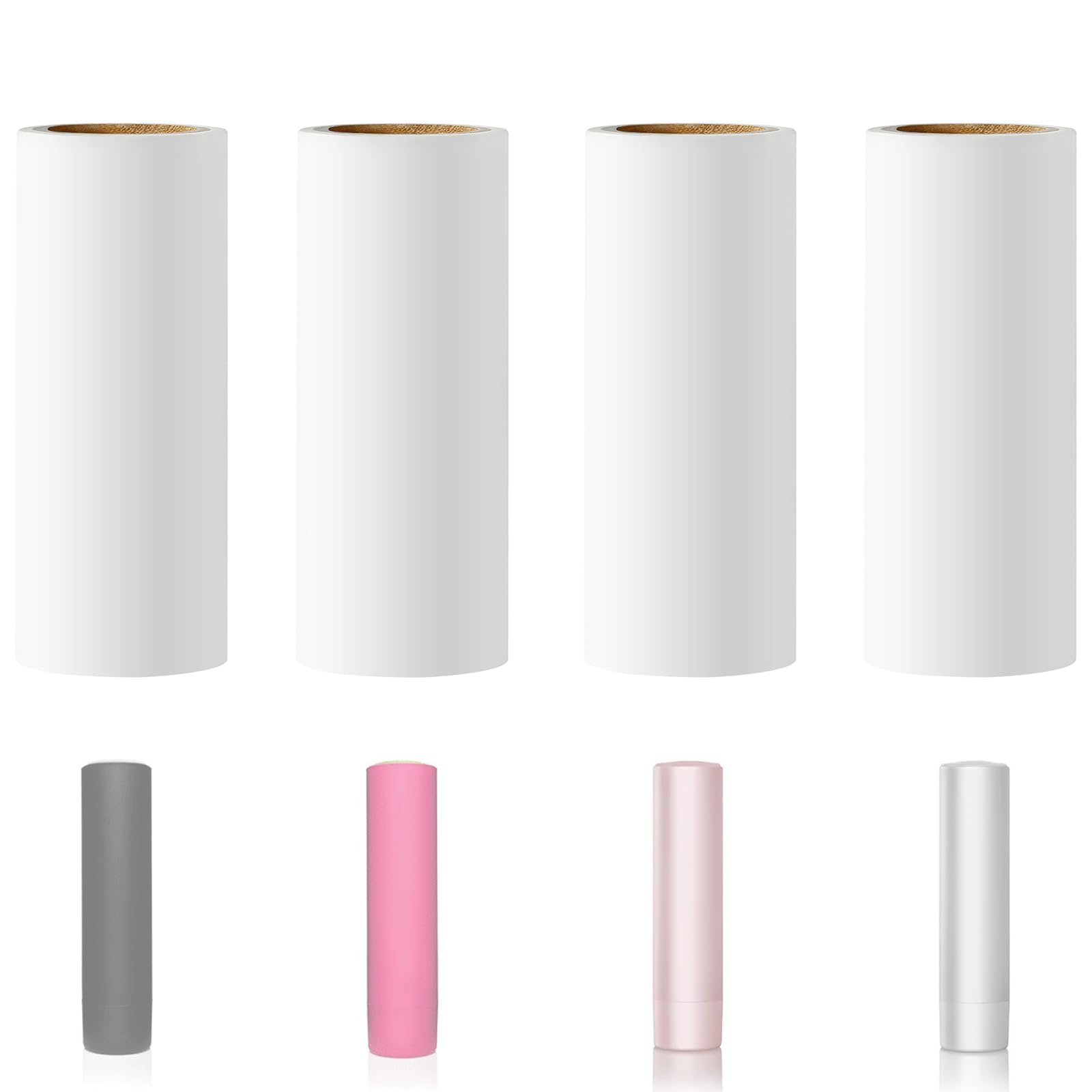 MINGRACE Travel Lint Roller Refills for Flint Classic Retractable Lint Rollers, Exact Replacement 3.5 inch Lint Roller Refills 4 Rolls by 40 Sheets/Roll Total 160 Sheets