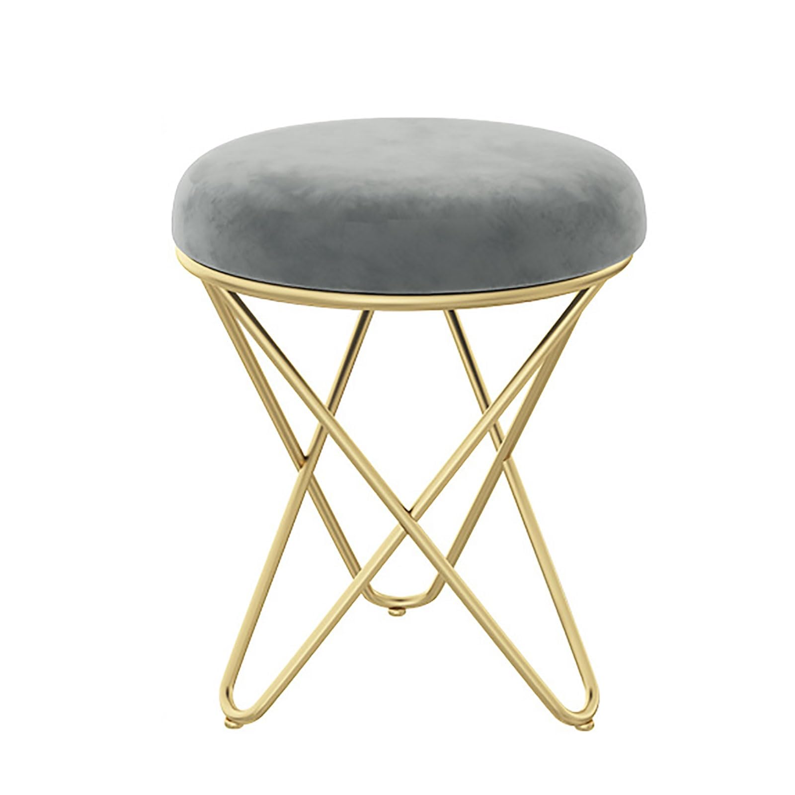 Taburetes de maquillaje estables con patas de metal para máxima comodidad