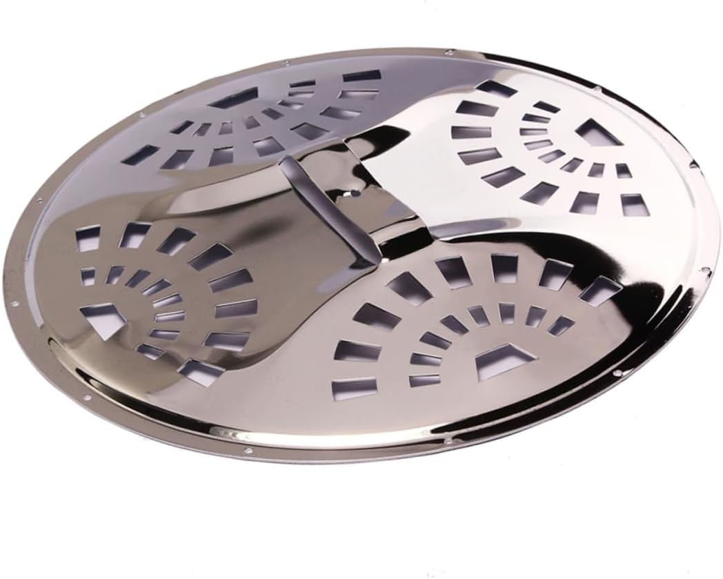 Toyvian Resonator Guitar Resophonic Guitar Cover Plate Resonator Dobro Cover Plate Dobb F07