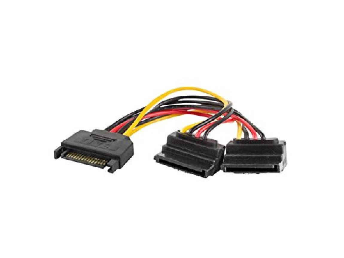 SATA Power Cable (M)-SATA(F) 90 x2 15cm CA-SASA-10CU-0015