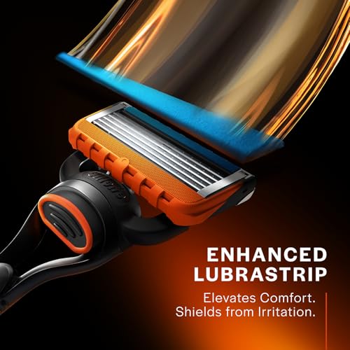 Image of Gillette Fusion Premium Shaving Kit, Gift for Men | 1 Razor Handle, 2 Cartridges, 1 After Shave Lotion