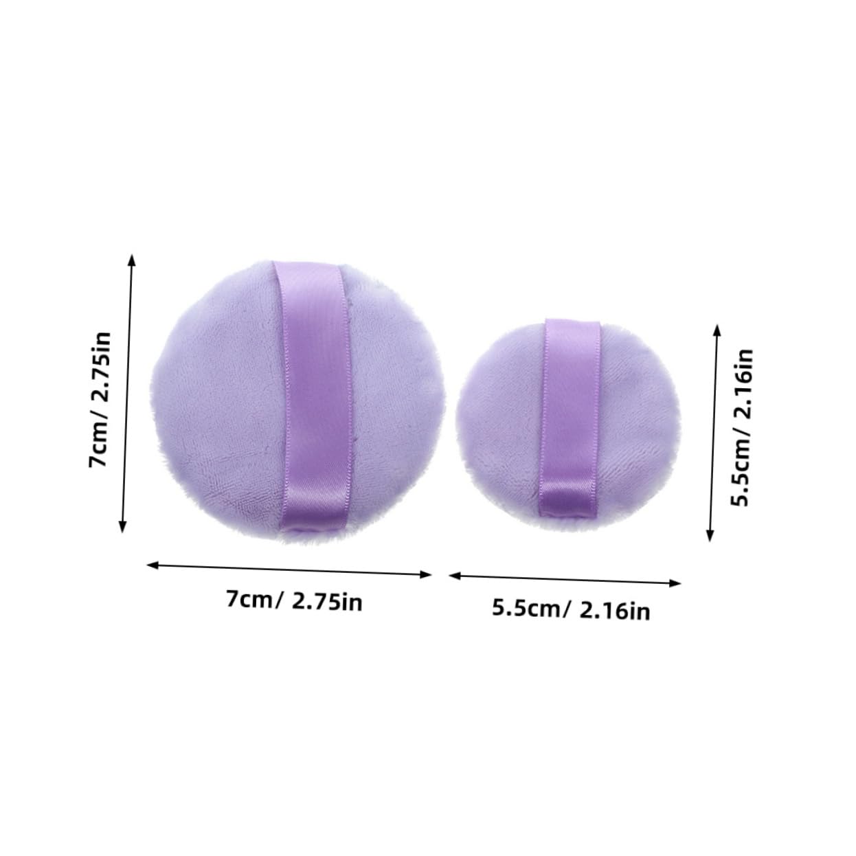 BIUDECO 4pcs Makeup Puff for Loose Foundation Applicators for Smooth Application Travel Friendly Design for Quick Makeup Touch Ups
