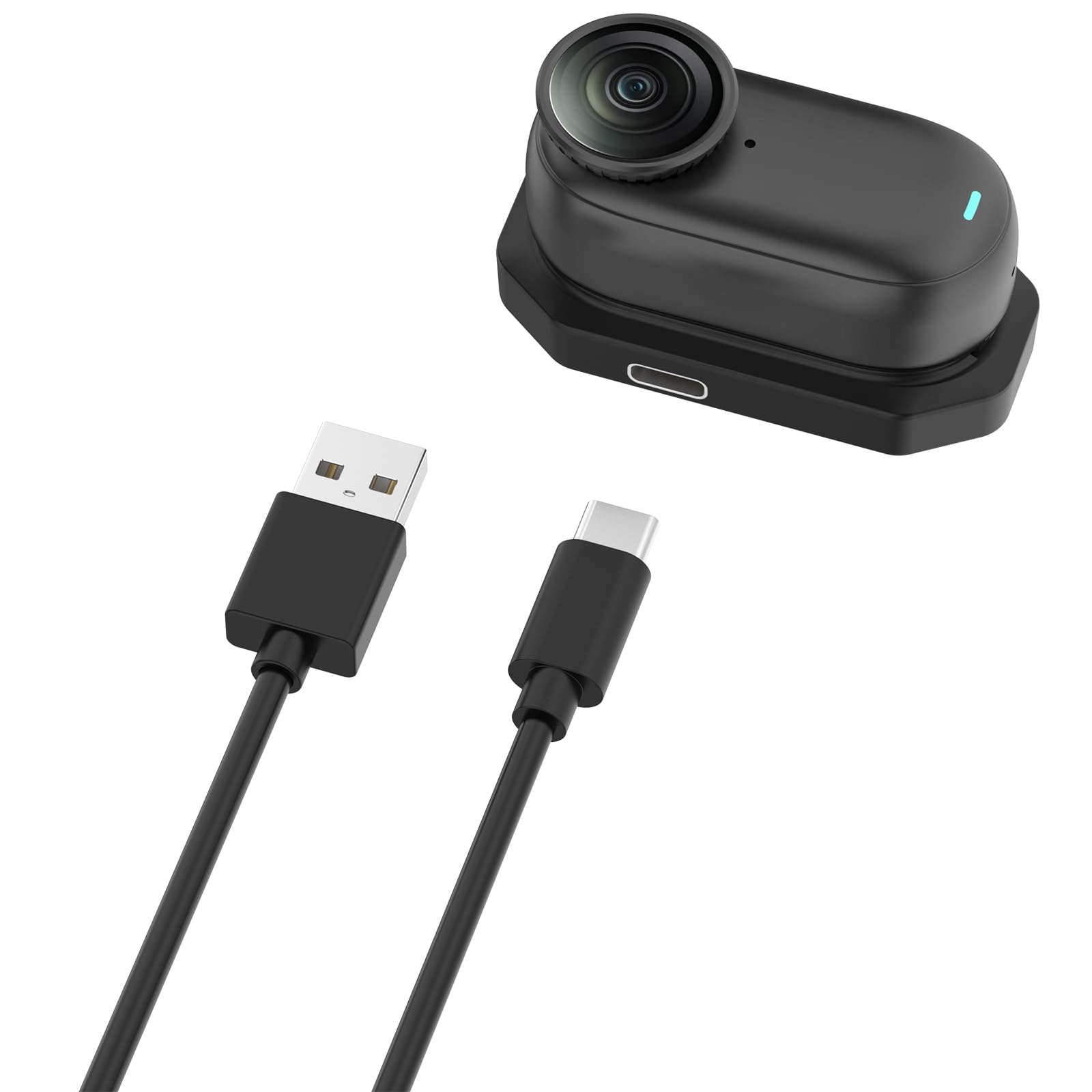 Compatible with Insta360 GO 3S Charger, USB Charging Cord Charger Cable for Insta360 GO3/GO3S Accessories (Black)
