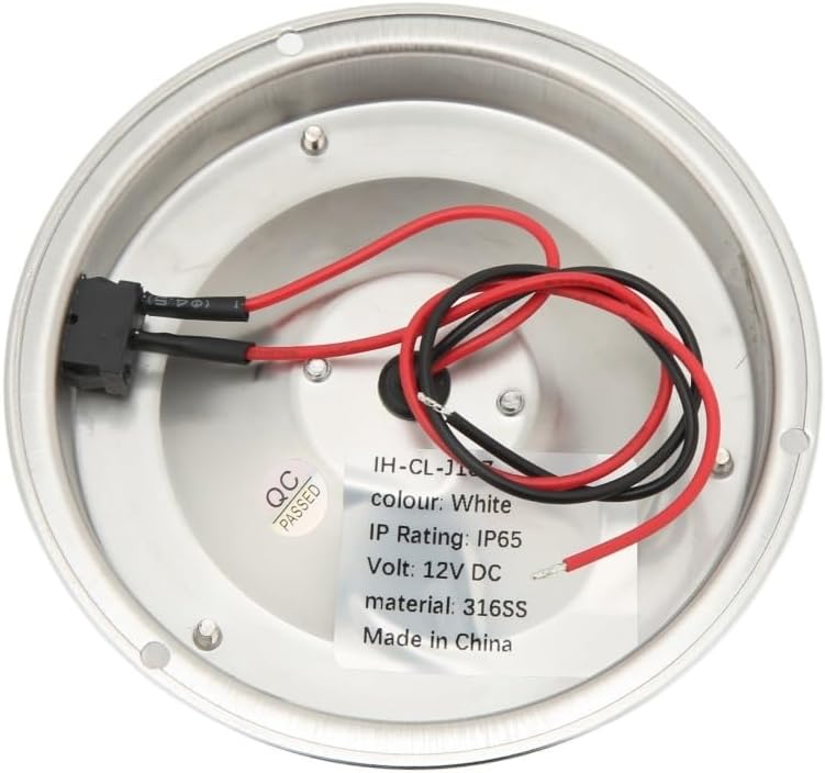 Applies to Boats Interior Ceiling Dome Lights IP65 Waterproof 24 Crystal Lamp Beads 12V-24VDC for Yacht Ceiling Light Cabin Light