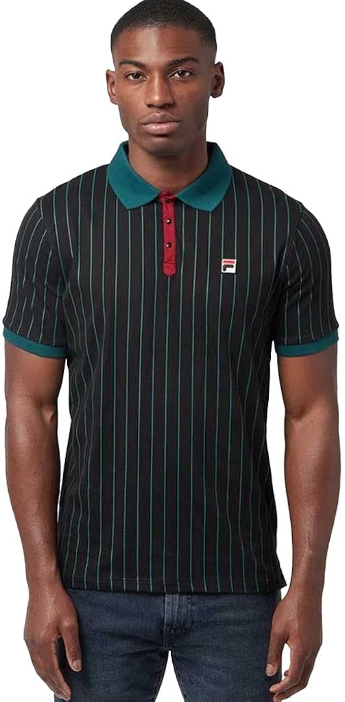 fila striped polo