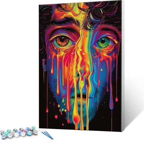 G hG fW^G  j LbgŃyCguVƃANG̋, l̎q̂߂̃Mtg Paint by Numbers h DIY ɂAN ʊGCeA rO 100x140cm (t[