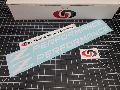 Z Performance Decals (2-Pack) Racing Hood Fender Window Stickers Fits