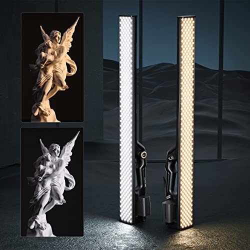 Image of YONGNUO YN660S Handheld LED Video Light Wand Stick 60W CRI95 Adjustable 3200-5600K, 21430Lux@0.3m, 12 Light Effects for YouTube Video Recording, Studio Shooting, Live Streaming