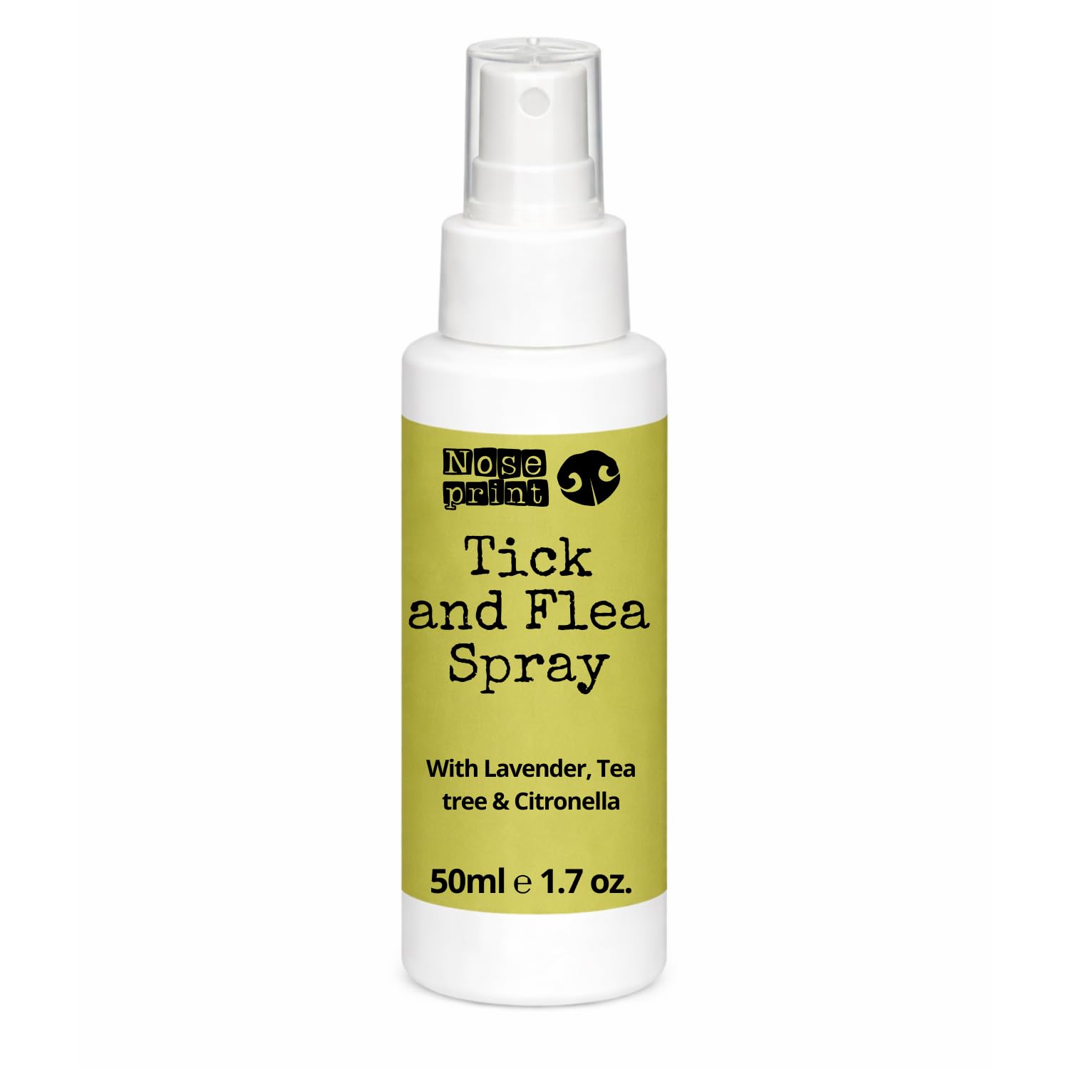 Natural Tick & Flea Spray for Dogs & Cats 50ml | Plant-Based Pest Repellent with Lavender, Cedarwood & Citronella Oils | Gentle Daily Protection for Pets, Bedding & Home