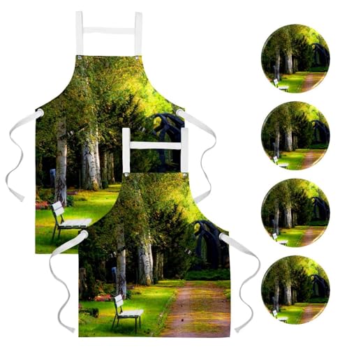 Tablier de serveuse idéal pour le nettoyage de la maison et bistrot