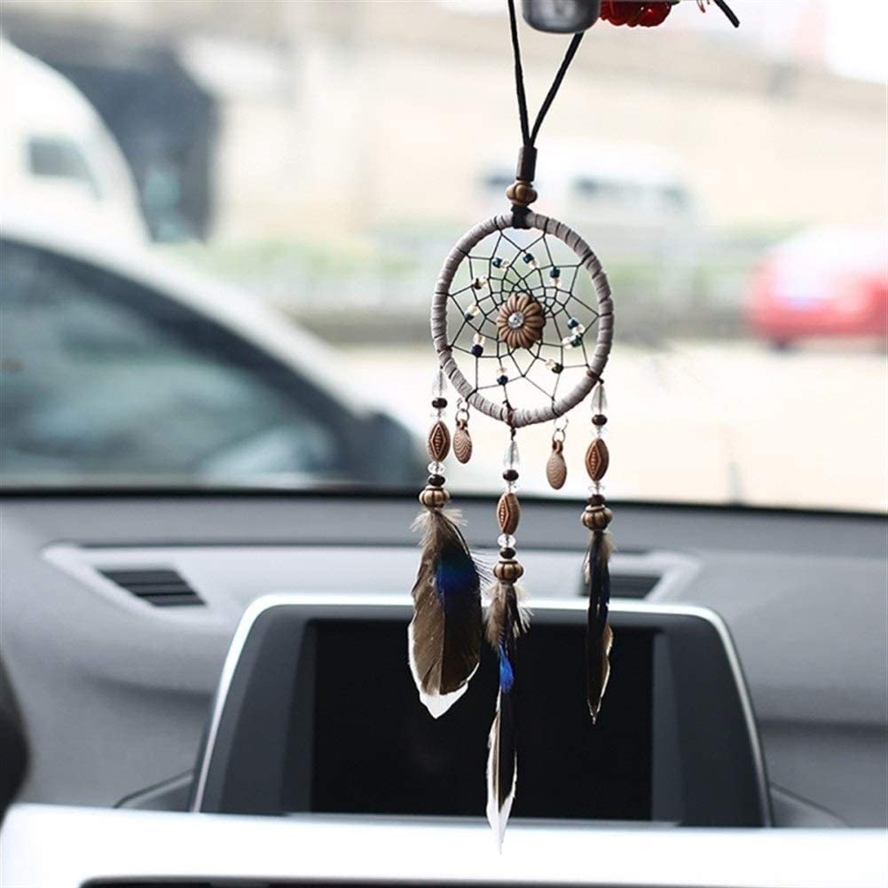 Windspiele, Handgemachte Kleine Traumfänger Muscheln Traumfänger Windspiele Auto Anhänger Wandbehang Ornamente Wohnkultur Hängendes Wind Chimes