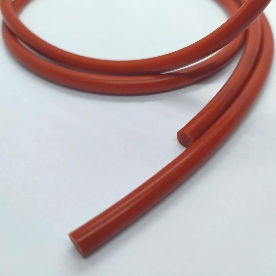 Cuerda redonda de 18 mm de silicona, SI para junta tórica, longitud 1 m, diámetro 18 mm, 70 ShA