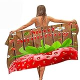 Photo Gallery stillshine. telo mare grande telo bagno asciugatura rapida microfibra assorbente d acqua xl xxl, 3d fragola frutta soggetto towel bambino giovane uomo coperta (colore2,100x180cm) Photo Gallery stillshine. telo mare grande telo bagno asciugatura rapida microfibra assorbente d acqua xl xxl, 3d fragola frutta soggetto towel bambino giovane uomo coperta (colore2,100x180cm)