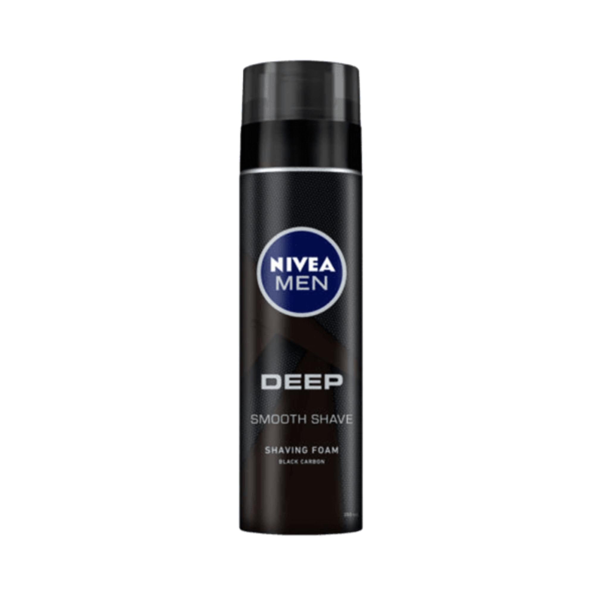 NIVEA MEN Shaving Foam, DEEP Smooth Shave Antibacterial Black Carbon, 200ml