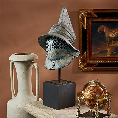 Miniatura 2 de Design Toscano Estatua de casco de gladiador de Pompeya romana antigua