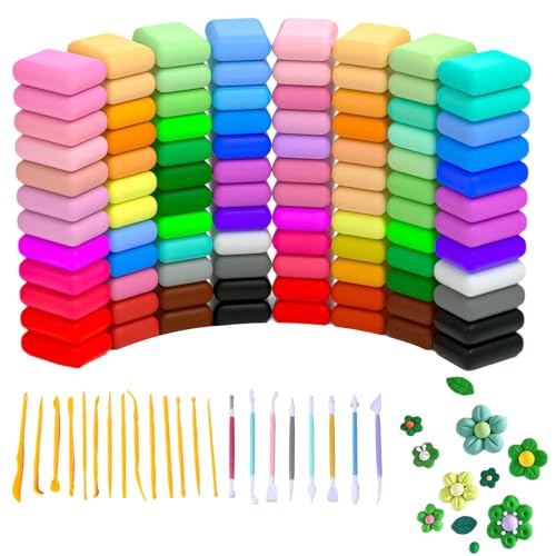 Kit de arcilla polimérica de 100 colores