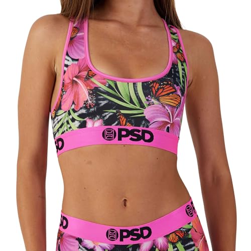 PSD Women's Animal Print Sports Bra - Racerback Sports Bras for Women with Breathable Microfiber Fabric3