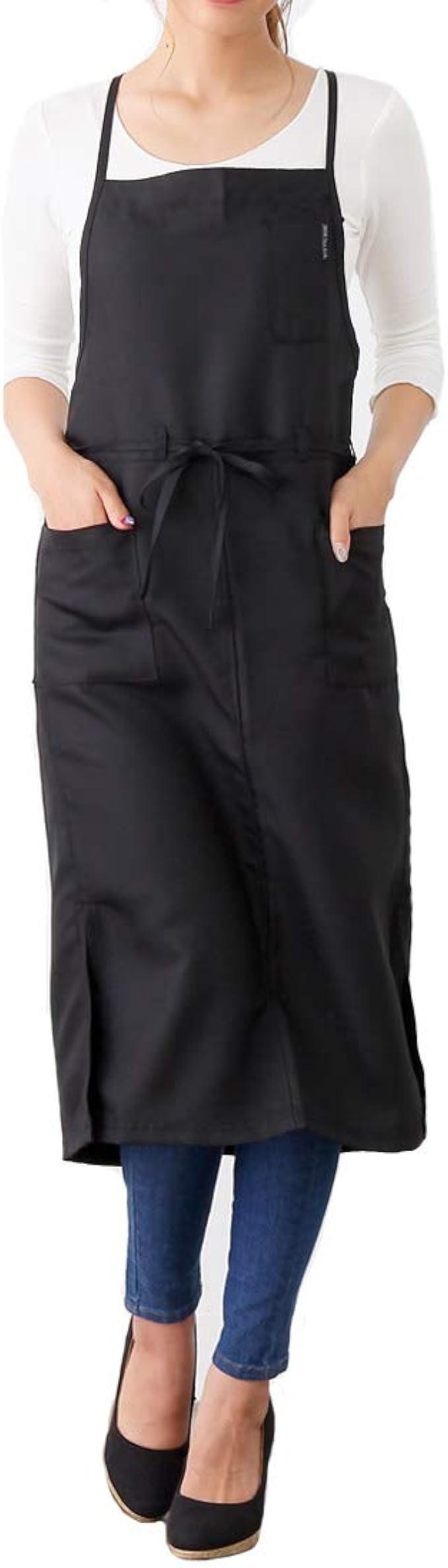 Amazon Co Jp 撥水 ロング丈 ラップ エプロン ワンピースエプロン ワンピース はっ水 M Lサイズ 07ブラック ホーム キッチン Amazon Co Jp 撥水 ロング丈 ラップ エプロン ワンピースエプロン ワンピース はっ水 M Lサイズ 07ブラック ホーム キッチン