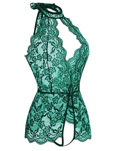 Image of Ababoon Women One Piece Lingerie Lace Sexy Baby Dolls Teddy Sleepwear