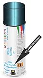 SCOOBYS PAINTS BACK IN THE MIX Direct Gloss Aerosol Spray Paint For Jaguar Dark Teal Code: Jjh No Lacquer Required