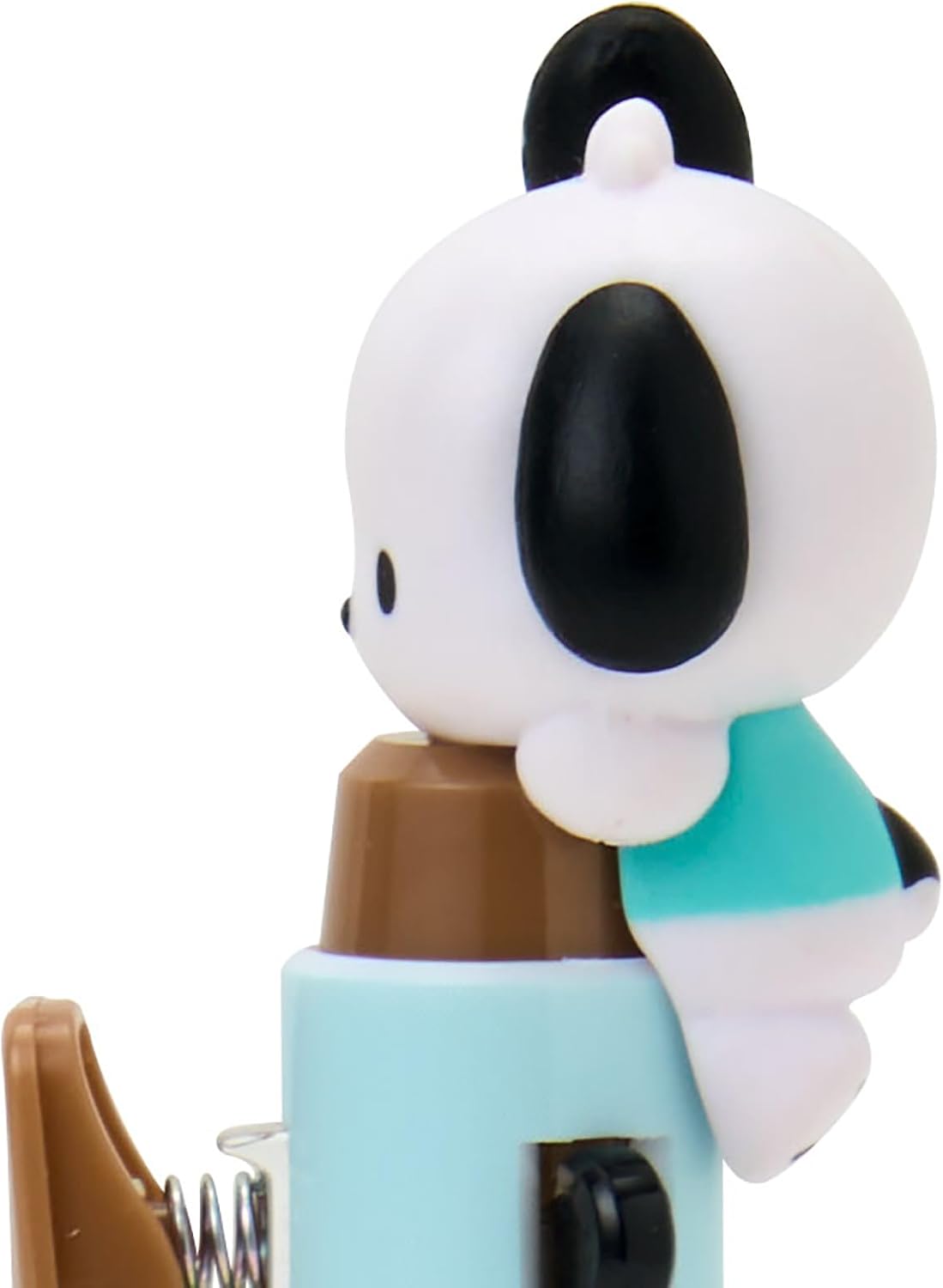 Sanrio 114529 EnerGel 2-Color Ballpoint Pen with Mascot, Pochacco ABS Resin 0.5mm, Ink Color: Black, Red Writing Instrument