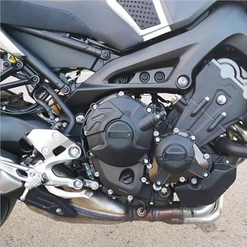 Protección de motor MT09 premium cubierta de estator con acabado estructural 5