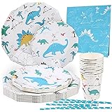 🦖【Kein Reinigungsproblem】Das gesamte geschirr ist wegwerfbar, es gibt kein reinigungsproblem, es ist sehr einfach und schnell zu organisieren! So haben sie mehr zeit, um mit ihren kindern zu spielen.