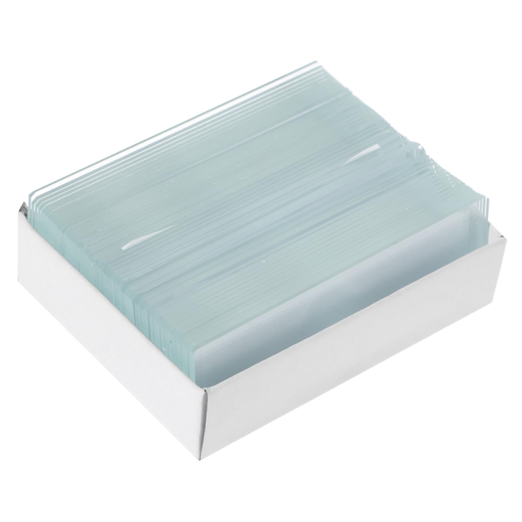 CHILDWEET 50pcs Glass Slide Microscopy Slides Microscope Slides Blank Microscope Accessories Blank Glass Microscope Slides Microscopic Slides Lab Microscope Slides Laboratory Slides