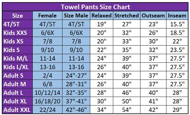 Towel Pants for Swimmers – Pink Bows - Cotton Terry Towel Pants – Beach Coverup – Resort Wear – Swim wear2