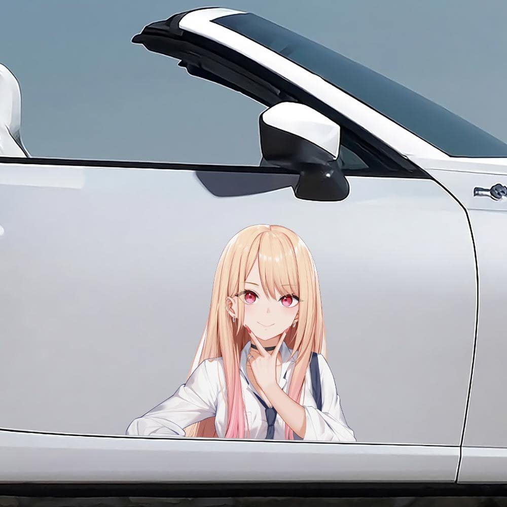 Amazon | EARLFAMILY 43cm 喜多川 海夢のぞき見痛車 ステッカー車 