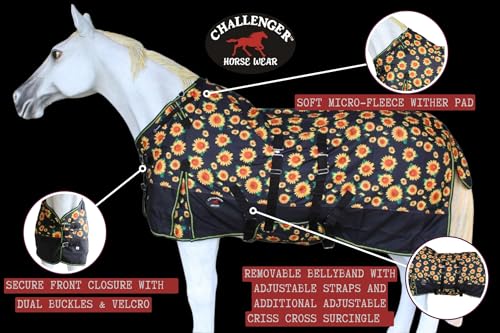 Image of Challenger 1200D Turnout Waterproof Rain Horse Sheet Light Winter Blanket 392B