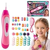 Kit tererê miçangas Cabelo com aplicador penteados Brinquedo