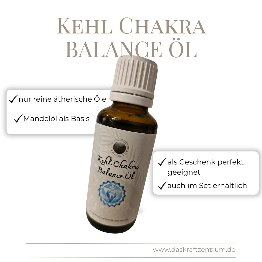Chakra Balance Öl Set (7 Chakren) | Handgemachte Aromapflege- & Massageöle auf Mandelölbasis | Ganzheitliche Balance, Achtsamkeit & energetische Harmonie