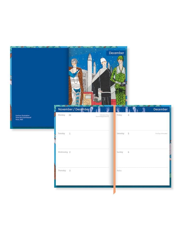 Museums & Galleries 2026 A6 Pocket Diary - Week to View - V&A
