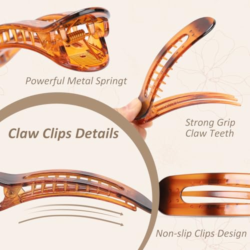 Set de 3 pinzas planas para cabello Sightor miniatura 3