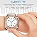 [ 6 Pack ] UniqueMe TPU Screen Protector Compatible with Apple Watch 40mm SE 2022 Series 5/6/4, [Upgrade Flexible Film] Anti-Scratch [Bubble Free] Soft HD TPU Clear Film for iWatch 40mm