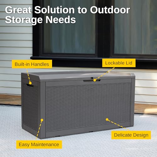 East Oak DB002 Outdoor Storage Box, 100 Gallon Deck Box thumb #4