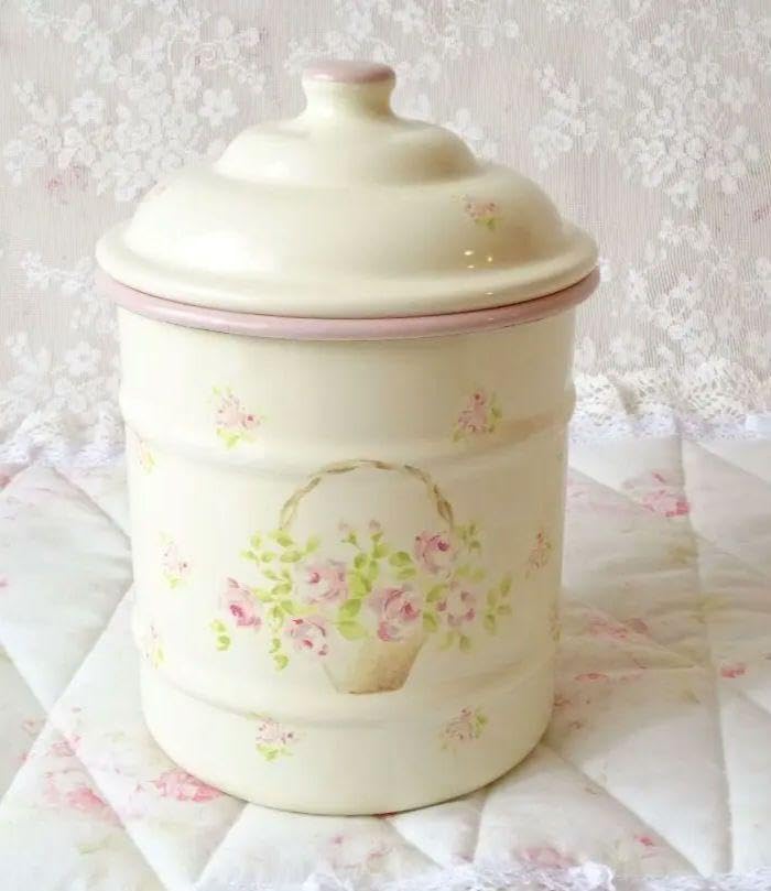 Amazon.co.jp: イマン ローズバスケット ビードキャニスターL : ホーム