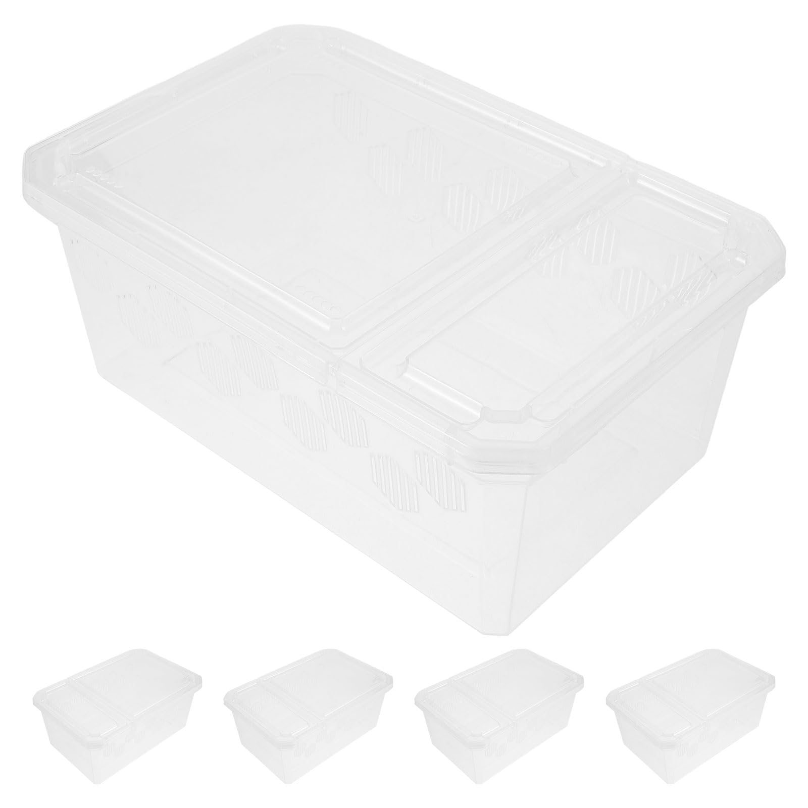 Terrariums pour reptiles en plastique avec ventilation optimale pour lézards et araignées