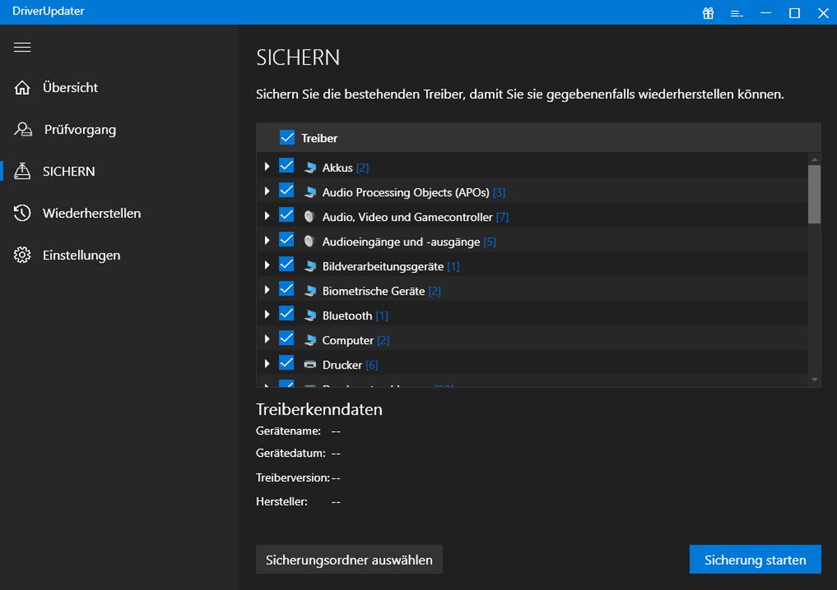 DriverUpdater - Windows Gerätetreiber automatisch aktualisieren, schnelleres und stabiles Windows für Win 11, 10, 8, 7
