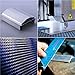 6Pack 5052 H32 Aluminum Sheet Metal 11.81 x 11.81x1/64”Aluminum Sheets Flat Plain Plate Panel Finely Polished, Polished and Deburred(Sliver)