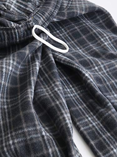 Ma Croix Made in USA Premium Plaid Pajama Pants Knit Fleece Lounge PJ Bottom with Pockets4