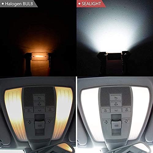 SEALIGHT DE3175 LED Interior Dome Light Map Bulb 4014 Chipset Canbus Error Free DE3021 DE3022 Festoon 31mm Bulbs 6000K White