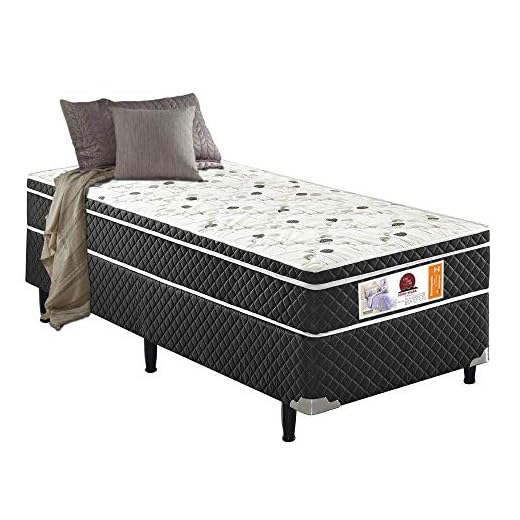 Cama Box Solteiro Ortopédica Serra Negra 88x188x40 Inmetro