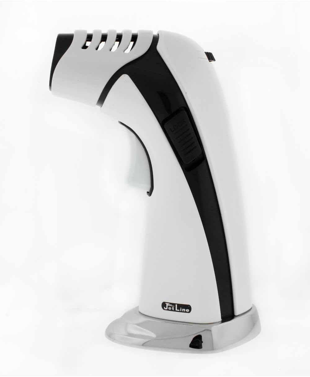 JetLine G5000 Triple Flame Table Top Cigar Lighter White